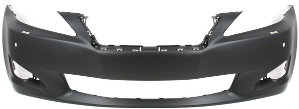 Front Bumper Cover for Lexus IS250/IS350 2009-2010, Primed (Ready to Paint), Excluding C Model, with Pre-Collision System, Headlight Washer and Parking Assist Sensor Holes, Replacement