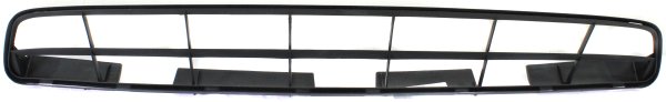 Front Bumper Grille Center Garnish for 2010-2012 Lexus RX350/RX450H, Textured Gray, Replacement