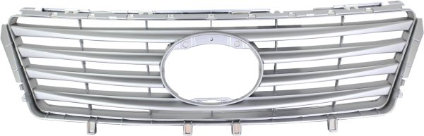 Grille for Lexus ES350 2010-2012, Painted Silver Shell and Insert, with Pre-Collision System, Replacement
