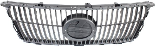 Grille for Lexus IS250/IS350 (2011-2013), Painted Gray Shell and Insert without Sport Package, Excludes C model, Replacement