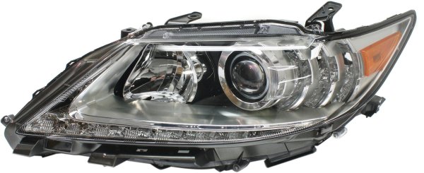 Headlight for Lexus ES300H/ES350 (2013-2015), Left (Driver) Side, Lens and Housing, Halogen, Projector Type, Replacement