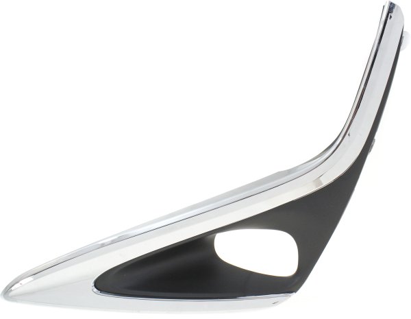Front Fog Light Molding for Lexus ES300H/ES350 2016-2018, Right (Passenger), Textured Black, Compatible with ES350 Japan/North America Built Models, Replacement