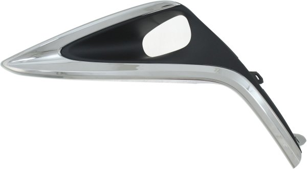 Front Fog Light Molding for Lexus ES300H/ES350 (2016-2018), Left (Driver), Textured Black, (ES350, Japan/North America Built), Replacement