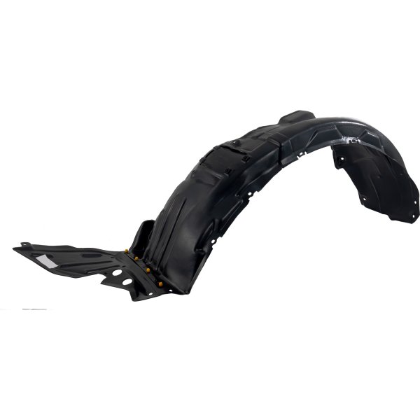 Front Fender Liner Assembly for Lexus GS350/GS450H 2013-2015, Left (Driver), Plastic - Vacuum Form with Extension Sheet, Replacement