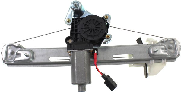 Power Rear Window Regulator with Motor, 2 Pins for LS 2000-2006, Left (Driver), Replacement