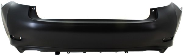 Rear Bumper Cover for Lexus ES350 2013-2015, Primed (Ready to Paint), Without Molding and Parking Aid Sensor Holes, Replacement
