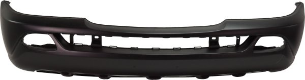 Front Bumper Cover for Mercedes-Benz ML-Class 2001-2005, Primed (Ready to Paint), without Headlight and Parktronic Holes, Replacement