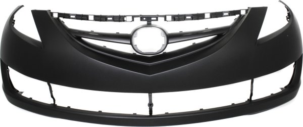 Front Bumper Cover for Mazda 6, 2009-2013, Primed (Ready to Paint), Replacement