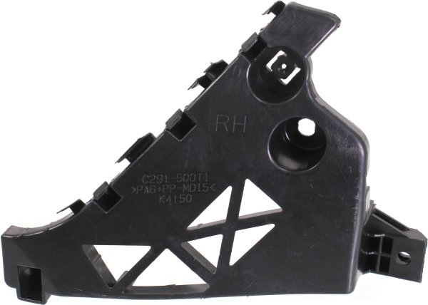 Front Bumper Retainer for Mazda 5 2008-2010, Right (Passenger) Side Reinforcement Bracket, Plastic, Replacement