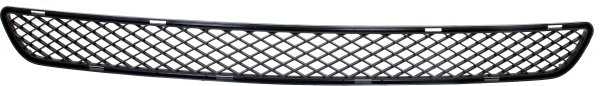 Front Bumper Grille for Mercedes-Benz ML-Class 2006-2008, Textured Black, Air Inlet, Without AMG Styling Package, Without Sport Package, Replacement