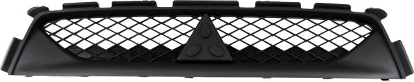 Upper Front Bumper Grille for 2011-2012 Mitsubishi Outlander Sport/RVR, Textured Black, Replacement