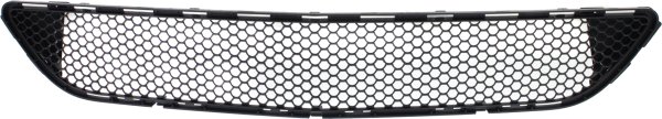 Front Bumper Grille for Mercedes Benz C-Class 2008-2011, Center Position, Textured, with AMG Styling Package, Excluding C63 Model, Replacement