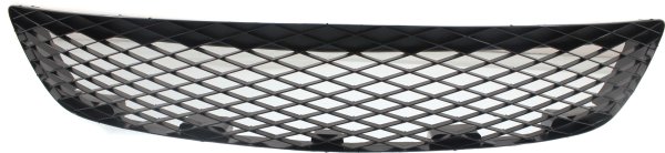 Front Bumper Grille for 2004-2006 Mazda 3 Hatchback, Textured Black, Without Turbo, Replacement