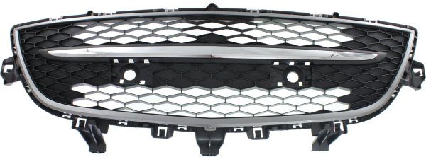 Lower Front Bumper Grille for Mazda CX-9 2010-2012, Chrome Black, Replacement