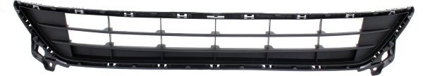 Front Bumper Grille for Mazda 6, 2014-2017, Lower, Textured Black, without LED Light Holes and Smart City Brake System, Replacement
