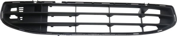 Front Bumper Grille for 2014-2015 Mitsubishi Mirage, Lower Position, Textured Gray, Replacement