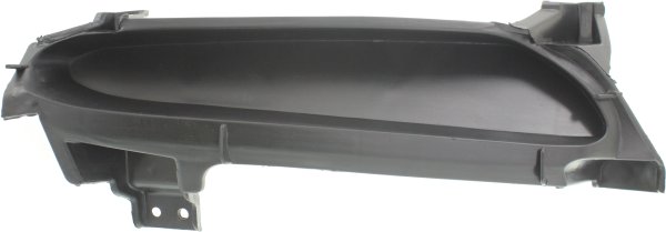 Front Bumper Grille for Mazda 3 2010-2011, Right (Passenger) Side, Textured Black, Manual Transmission, 2.0/2.5L Engine, Replacement