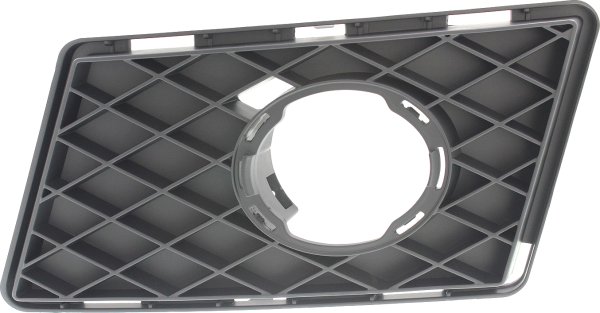Front Fog Light Molding for Mercedes-Benz GLK-Class 2010-2012, Left (Driver), Primed (Ready to Paint), without Optical OffRoad and AMG Styling Package (Round type), Replacement