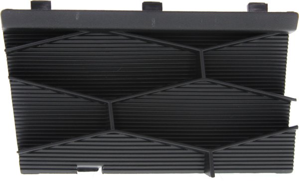 Front Bumper Tow Hook Cover for Mazda CX-9 2010-2012, Right (Passenger) Side, Black, Replacement