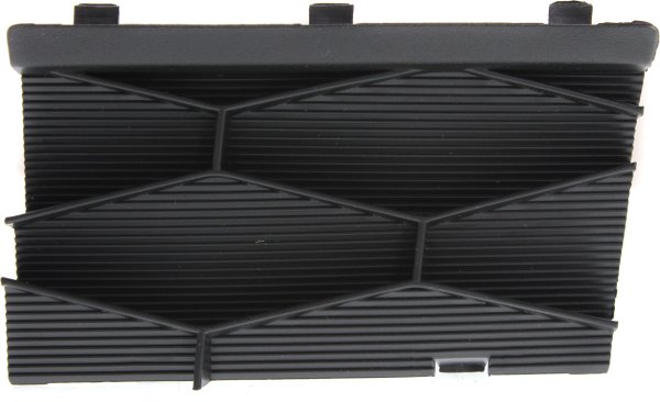 Front Bumper Tow Hook Cover for Mazda CX-9 2010-2012, Left (Driver) Side, Black, Replacement