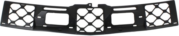 Front Bumper Grille Flap Cover for Mercedes-Benz GL-Class 2007-2012, Textured Black, Without Off Road Package, Replacement
