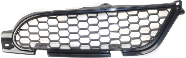 Grille Right (Passenger) for Mitsubishi Eclipse, 2006-2008, Painted Black Shell and Insert, Replacement
