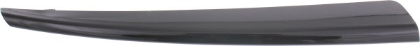 Grille Molding for Mazda 6 2014-2017, Right (Passenger) Side, Center Protector, Painted Black without LED Light Holes, Replacement