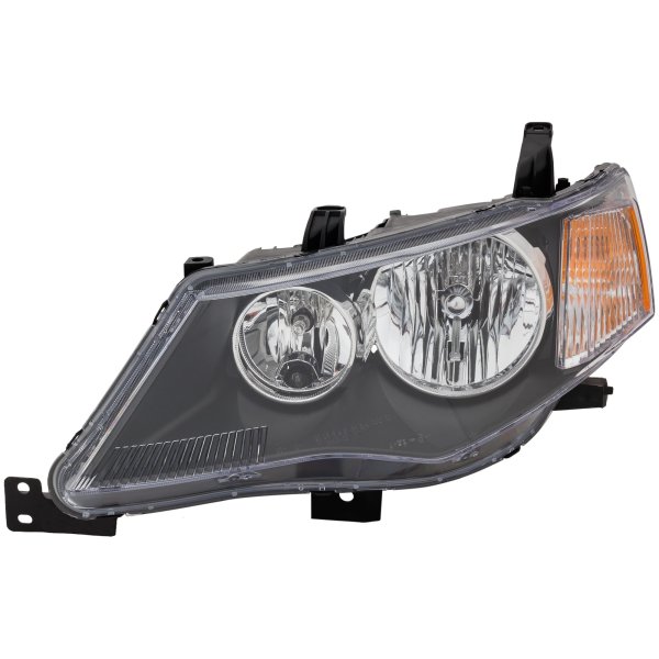 Headlight Assembly for Mitsubishi Outlander 2007-2009, Left (Driver), Halogen, Replacement