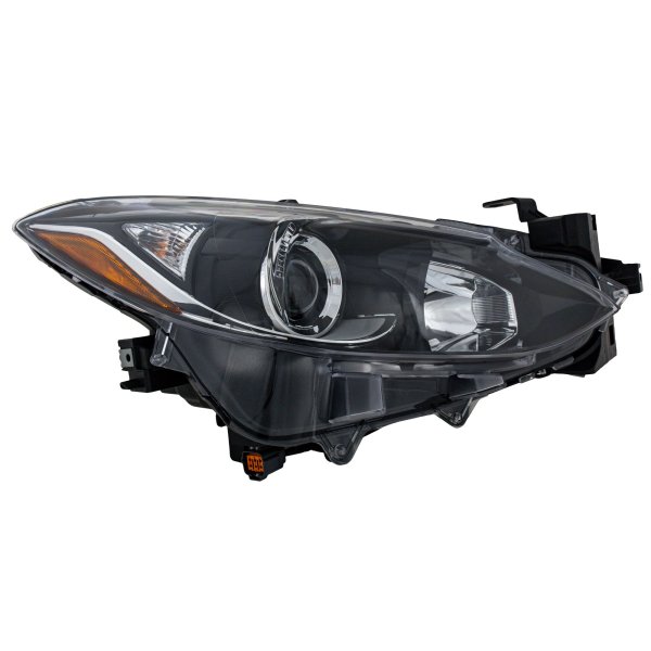Headlight Assembly for 2014-2016 Mazda 3, Right (Passenger) Side, Halogen, Replacement