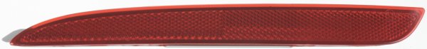 Rear Bumper Reflector Light for Mazda 3 2010-2013, Left (Driver) Side, Replacement