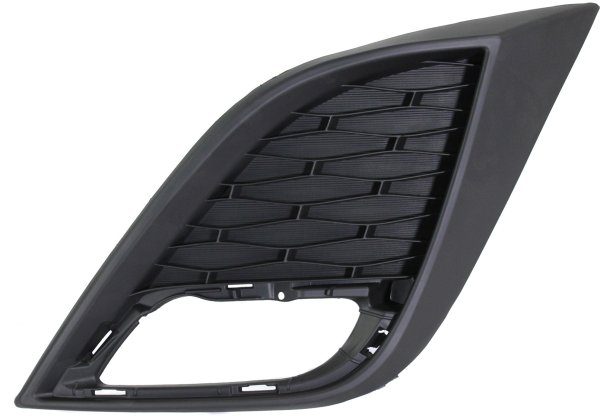 Front Fog Light Molding for Mazda 3 2010-2011, Left (Driver), Primed (Ready to Paint), 2.0L/2.5L Eng., Replacement