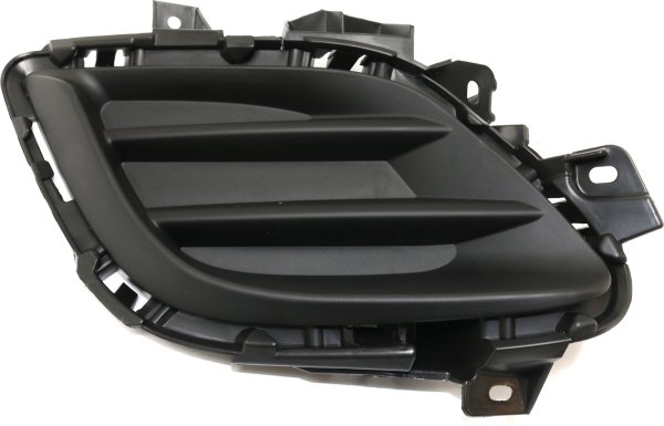 Fog Light Cover for MAZDA 6 2014-2017, Left (Driver), Textured Plastic, without LED Light Holes, Replacement