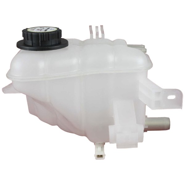 Coolant Reservoir for Ford Taurus 1996-2007, Dual Overhead Cam Engine, with Cap, with Low Fluid Sensor, Replacement