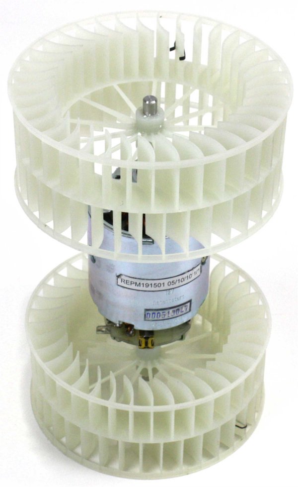 Blower Motor for Mercedes-Benz E-Class Coupe/Sedan Chassis (124), Years 1986-1995, Without Dust Filter - Replacement