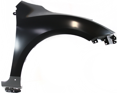 Front Fender for Mazda 3 Hatchback (2.0L/2.5L Engine) 2010-2013, Right (Passenger) Side, Primed (Ready to Paint), without Stone Guard and Side Signal Light, Replacement