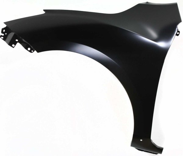 Front Fender Primed (Ready to Paint) for MAZDA 3 Hatchback (2.0L/2.5L Eng.) 2010-2013, Left (Driver), Without Stone Guard and Side Signal Light, Replacement