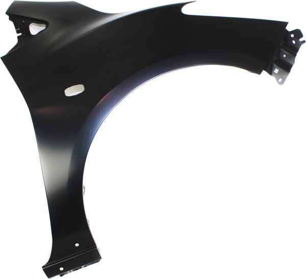 Front Fender for Mazda 2, 2011-2014 Model, Right (Passenger) Side, Primed (Ready to Paint) with Rocker Molding Hole, Replacement