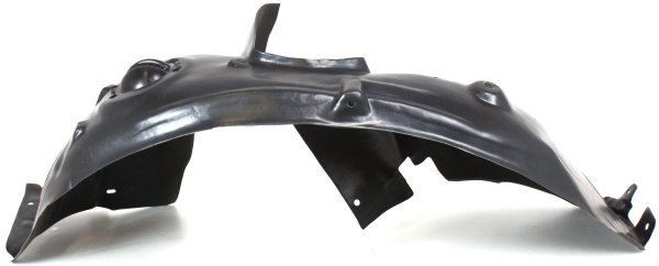 Front Fender Liner, Left (Driver) for Cooper 2007-2015, Coupe Base Model without John Cooper Works Package, Convertible without Aero/John Cooper Works Package, Hatchback 2007-2013, Wagon 2008-2010, Replacement