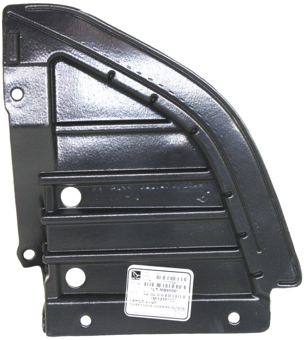 Engine Splash Shield for Mitsubishi Lancer 2002-2007, Right (Passenger) Front Under Cover, Replacement
