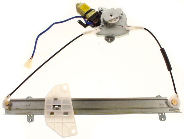 Front Window Regulator with Power Motor for Mitsubishi Mirage 1997-2002, Left (Driver), Coupe, Replacement