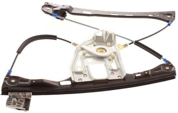 Front Window Regulator for Mercedes-Benz C-Class Sedan (2006-2007), Left (Driver), Power, Without Motor, Replacement