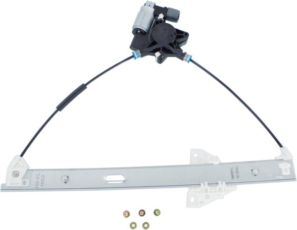 2004 - 2009 Mazda 3 Power Window Regulator with Motor - Front, Left (Driver)