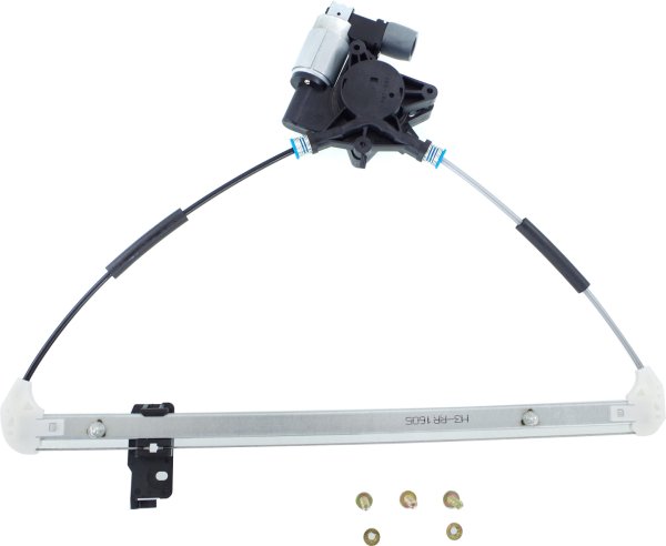 2004 - 2009 Mazda 3 Power Window Regulator with Motor - Rear, Right (Passenger)