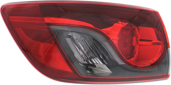 Tail Light Assembly for Mazda CX-9 2013-2015, Left (Driver), Outer, Replacement
