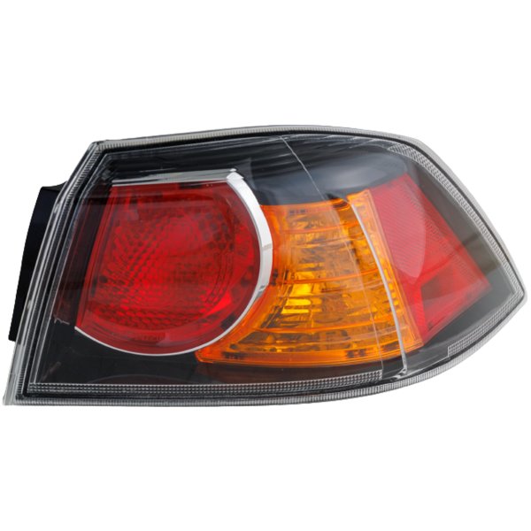 Tail Light Assembly for Mitsubishi Lancer 2009-2017 Right (Passenger), Outer, Halogen, (2009-2009, with Turbo), (Excludes Sportback Models), Replacement