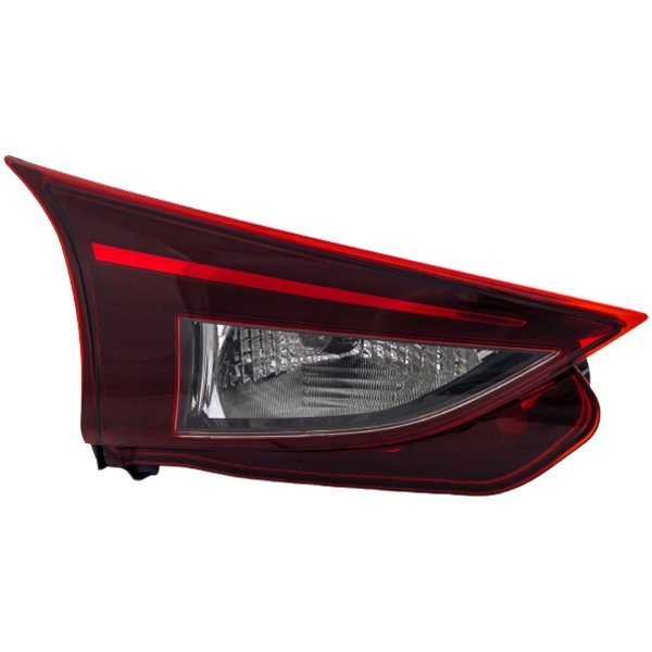 Tail Light Assembly for Mazda 3 Hatchback 2014-2018, Left (Driver), Inner, Halogen, Compatible with Mexico 2017-2018/Japan Built Vehicle, Replacement