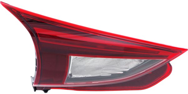 Tail Light Assembly for Mazda 3 Hatchback, 2014-2018, Left (Driver), Inner, LED, Built for Vehicles in Japan, Replacement