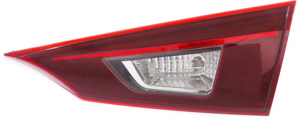 Tail Light Assembly for Mazda 3 Sedan 2014-2018, Right (Passenger) Side, Inner, Halogen, Suitable for Mexico 2016-2018/Japan Built Vehicle, Replacement
