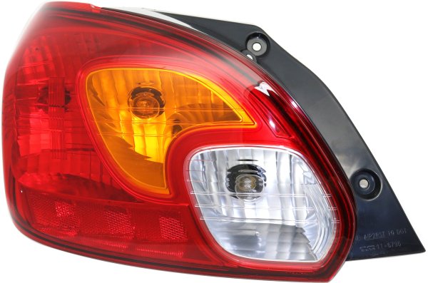 Tail Light Assembly for Mitsubishi Mirage 2014-2015, Left (Driver) Side, Replacement