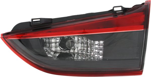 Tail Light Assembly for Mazda 6 2014-2017, Right (Passenger) Side, Inner, Halogen, Replacement